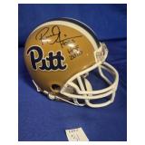 SIGNED RUSS GRIMM HOF 2010 PITT PANTHERS MINI