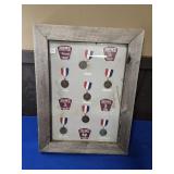 FRAMED HOWE SUMMER CAMP SHADOWBOX STYLE W/