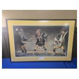 SIGNED LITHOGRAPH BY S. PALMER PITTSBURGH STEELERS