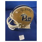 SIGNED TONY DORSETT PITT PANTHERS MINI HELMET