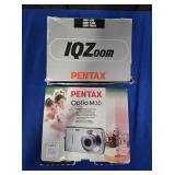 PENTAX IQZOOM & PENTAX OPTIO M30 CAMERAS