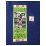 2009 SUPER BOWL XLIII TICKET STUB