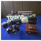 (PARTS & PIECES CAMERAS): NIKON EM & MAMIYA SEKOR