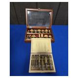 (2) SETS OF WOODWORKING DRILL BITS