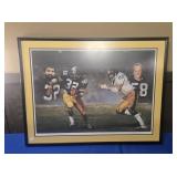 FRANCO HARRIS & JACK LAMBERT LITHO BY S. PALMER