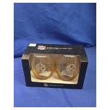 (NEW) NFL PITTSBURGH STEELERS STEMLESS GLASS SET