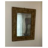 Antique wall framed mirror