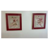 Three wall hanging pictures lot