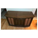 Sears Silverton Record player in cabinet