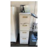 HON four drawer metal cabinet with paper shredder