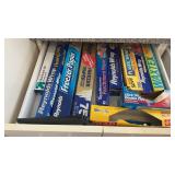 Aluminum foil, plastic wrap lot