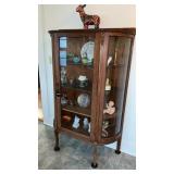 Wood China display cabinet
