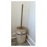 Clay fired butter churn