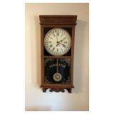 Regulator wood wall clock