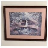 Two wall hanging pictures