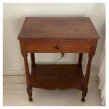 Antique wood stand