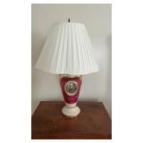 Two lamps with shades