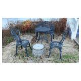 Four piece outdoor chairs and table