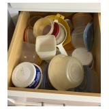 Miscellaneous kitchen storage containers lot