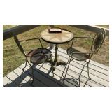Outdoor table and chair lot
