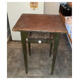 Small wood table
