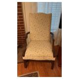 X2 tapestry covered chairs