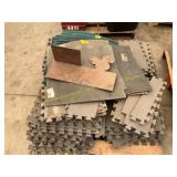Interlocking foam flooring, carpet squares