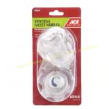 2ct. ACE Universal Clear Bathroom Faucet Handles