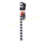 Monster 6 ft. 12 Outlets Power Strip Silver