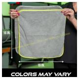 5ct VIKING Microfiber Towel 15x15in grey