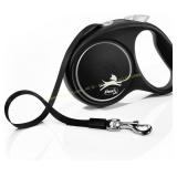 2ct Flexi Black Design Retractable Dog Leash 5m