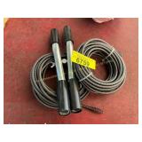 2 ct. sewer clean out cables