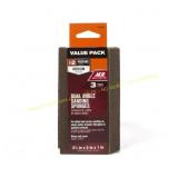 3 Ct. ACE 5x2.5x1in. 80 Grit Sanding Sponges (3pk)