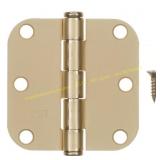 2 Ct. ACE 3-1/2 in. Satin Brass Door Hinge (3 pk)