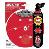Diablo 6" Sand Disc 60Grit 10pk & 5ct 40Grit 3pk