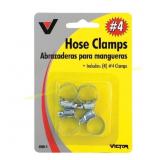 4 ct. Victor 1/4 to 5/8 in. SAE 16 Hose Clamp
