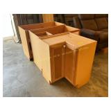 3 ct. base cabinets