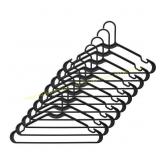 20 ct. Whitmor Plastic Black Hanger