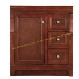 Naples 30 in. Bath Vanity Cabinet in Tobacco