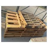 Assorted wooden pallets