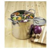 McSunley 12 Qt. Stainless Steel Stock Pot