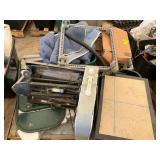 Scale, fan, buttons, cart