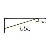 Living Accents Black Steel 15 in. Plant Hanger