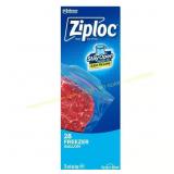 2ct. Ziploc 1 gal Clear Freezer Bags