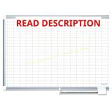 MasterVision 48x36 in. Grid Planning Board