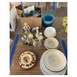 Platers , bowls, figurines