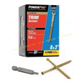 3 count HILLMAN 8 x 3" Star Trim Screws 1 lb 98 pk