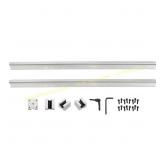 SBR16-700mm Linear Kit: 2 Rails, 4 Blocks