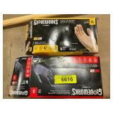 Size S and XL Gloveworks Nitrile Gloves (100pk)