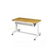 Husky 46 in. Adjustable Work Table w/ 2-Drawers